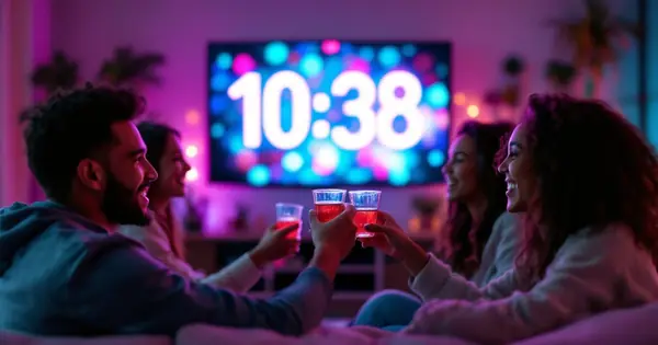 Power Hour Drinking Game Timer 60-Minute Countdown with Shot Alerts (Party Edition)