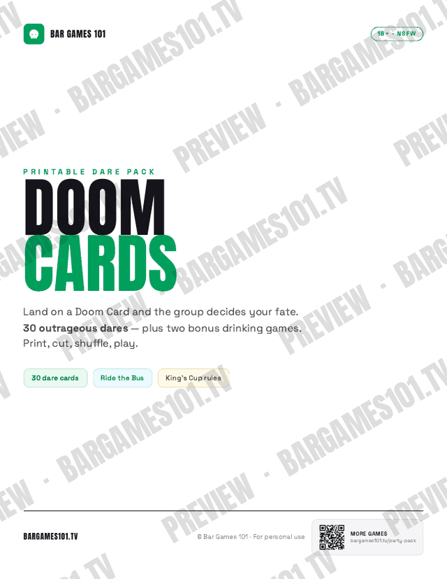 Doom Cards preview: Cover